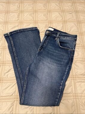 Kan Can High Rise Boot Cut Flare Jeans